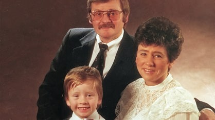 Christian Terhoeven 1982 mit Vater und Mutter
