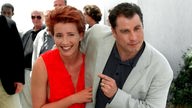 Emma Thompson und John Travolta bei den Filmfestspielen in Cannes.