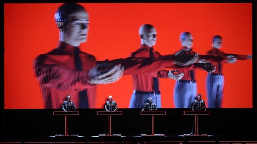 Die Band Kraftwerk live in Düsseldorf (2013)