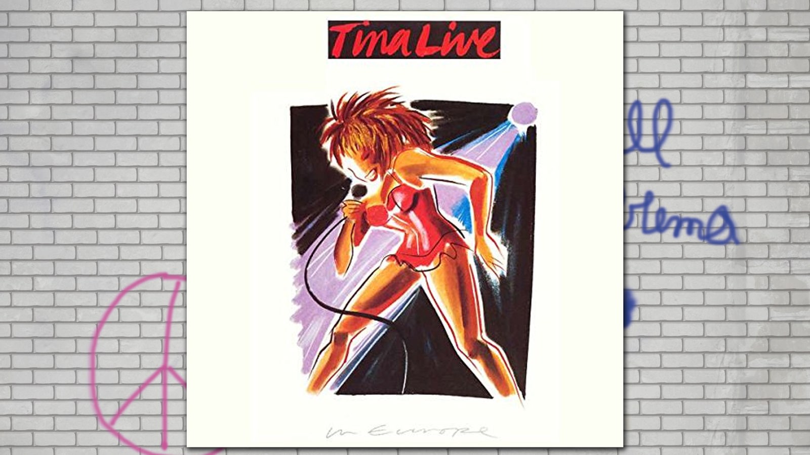 LP Cover Tina Turner "Tina live in Europe"