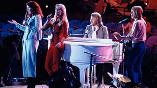 Auftritt der Band ABBA am 9. Januar 1979 in New York