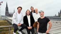 Oliver Niesen, Kevin Wittwer, Dominik Schönenborn, Hannes Feder und Yannick Richter von der Kölner Band "Cat Ballou"