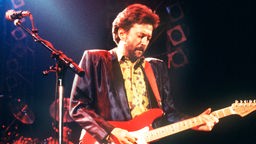 Eric Clapton bei einem Konzert 1987 in der Dortmunder Westfalenhalle