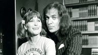 Udo Lindenberg mit Helga Feddersen in der ARD-Fernsehsendung "Plattenküche" (1978)
