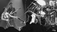 Freddie Mercury und Brian May 1979 beim Auftritt in der Ernst Merck-Halle in Hamburg