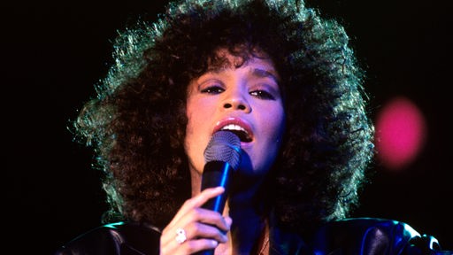 Whitney Houston bei einem Auftritt im Jahr 1988