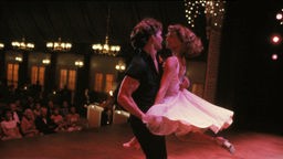 Szene aus "Dirty Dancing" Mit Patrick Swayze und Jennifer Grey 