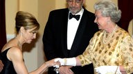 Queen Elizabeth trifft Madonna