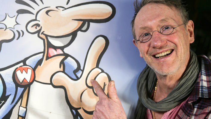Der Comiczeichner Rötger Feldmann alias Brösel