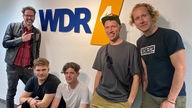 Die Band Kasalla im WDR 4-Studio 