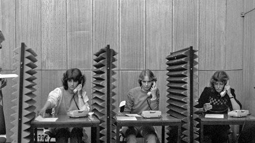 Telefonistinnen im Funkhaus Wallrafplatz in den 70ern