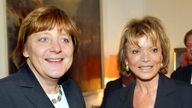 Uschi Glas und Angela Merkel 2004.
