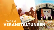 Publikum bei Konzerten vor Bühne