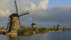 Urlaub in den Niederlanden, Windmühlen, Kinderdijk