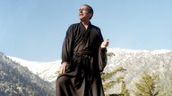 Leonard Cohen im buddhistischen Kloster Mount Baldy in Kalifornien 1995.