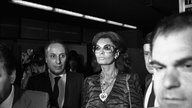 Sophia Loren kurz nachdem sie 1982 aus der Haft entlassen wurde. 