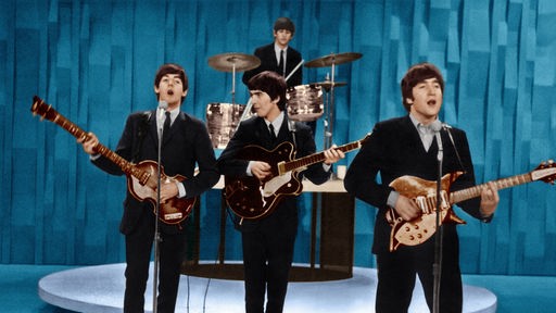 Die Beatles bei der Ed Sullivan Show ca. 1960