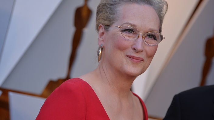 Meryl Streep bei der 90. Oscar Verleihung in Los Angeles (2018)