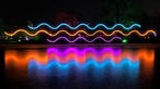 LED-Regenbogen-Welle