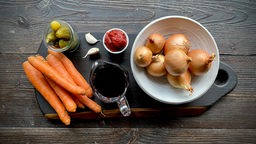 Rindsragout mit Rotwein und Karotten