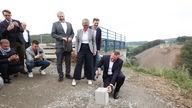 Volker Wissing beim Pressetermin zum offiziellen Baubeginn der Talbrücke Rahmede