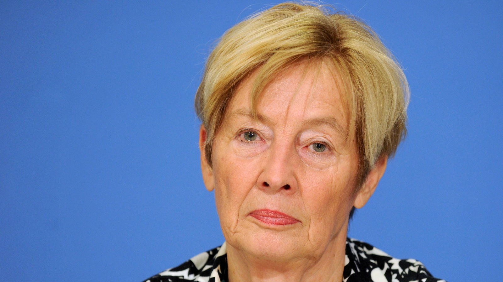 Christine Bergmann, Beauftragte der Bundesregierung zur Bekämpfung des sexuellen Missbrauchs, aufgenommen am Dienstag (21.09.2010) auf einer Pressekonferenz in Berlin.