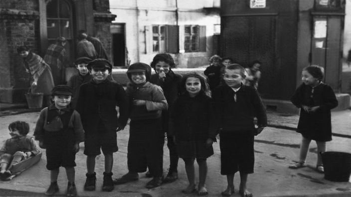 Jüdische Kinder im Konzentrationslager