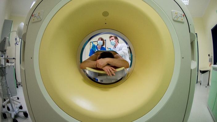 Ein Kernspintomographen (MRT)