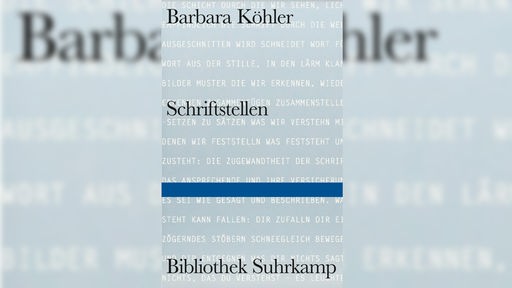 Buchcover: "Schriftstellen" von Barbara Köhler