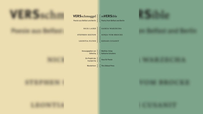 Buchcover: "VERSschmuggel / reVERSible Belfast – Berlin"