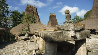 Kampung Waitabar auf der Insel Sumba, Indonesien