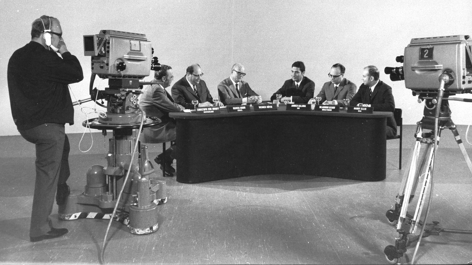 Fernsehprogrammaufzeichnung "Der Internationale Frühschoppen", 1960