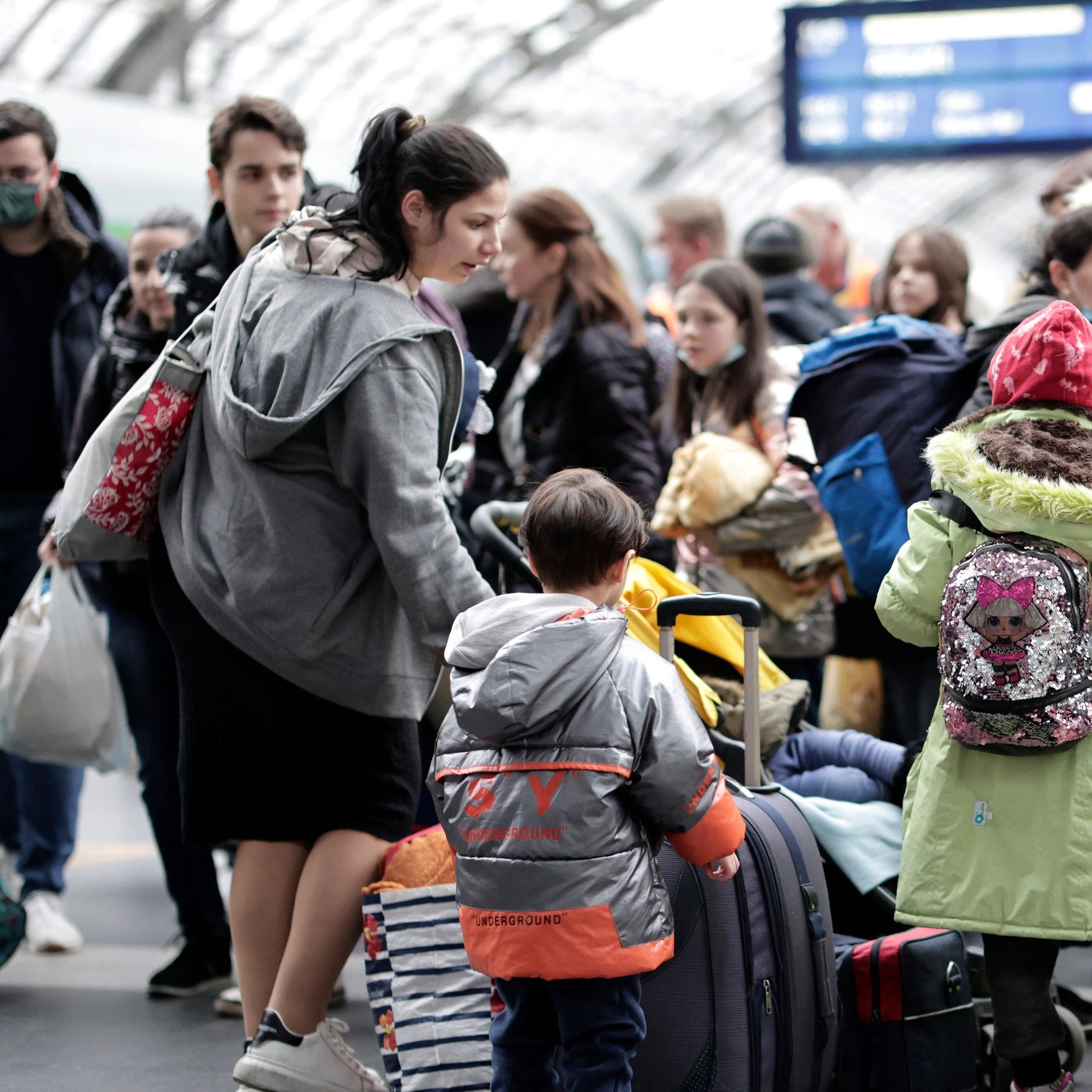 Kriegsflüchtlinge bei mir zuhause