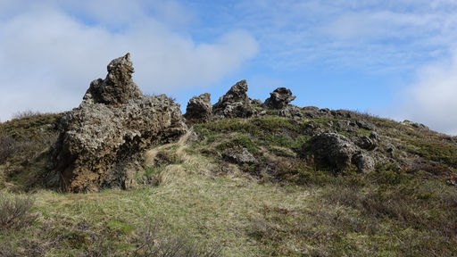 Felsformation auf Island