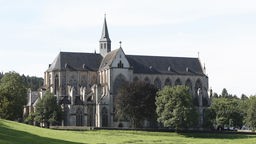 Aufnahme der Chor-Seite des Altenberger Doms in Odenthal im Rheinisch-Bergischer-Kreis, Nordrhein-Westfalen.