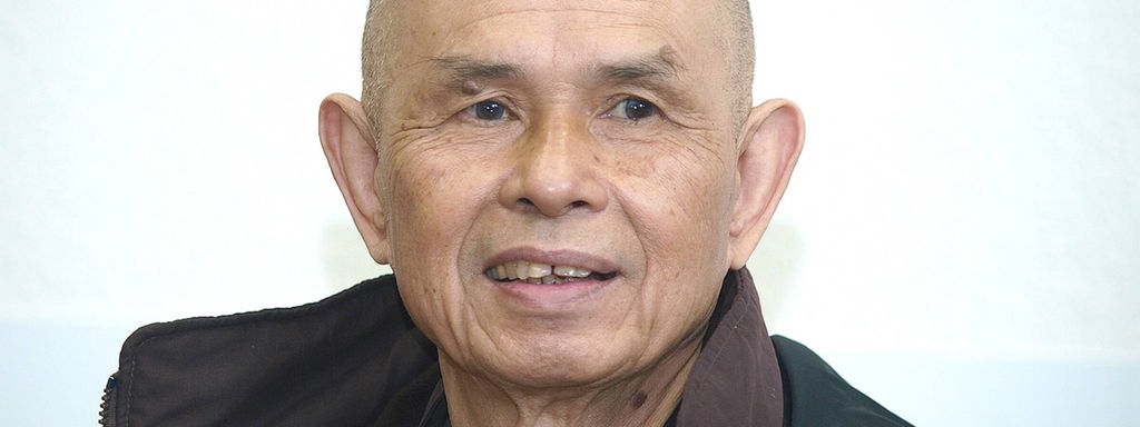 Portrait des noch jungen Zen-Meisters Thich Nhat Hanh