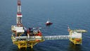 Eine Ölplattform in der Ostsee