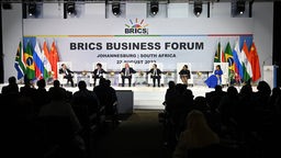 In Johannesburg findet der BRICS-Gipfel statt.