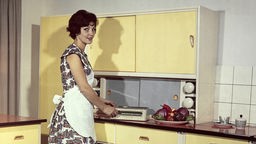 Hausfrau in den 60er Jahren, Symbolbild