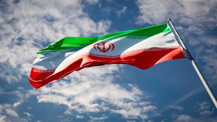 Flagge des Irans.