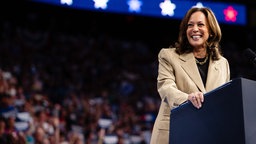 Kamala Harris im Wahlkampf.