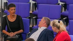 42. Sitzung des Deutschen Bundestags. Im Bild: Sahra Wagenknecht, Die Linke, (2022)