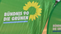 Logo Bündnis 90/Die Grünen. Symbolbild