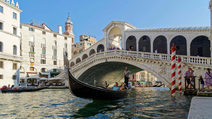 Rialtobrücke in Venedig