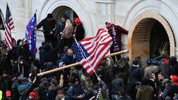 Sturm auf das Kapitol in washington am 06.01.2021