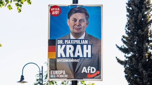 Wahlplakat zeigt Maximilian Krah