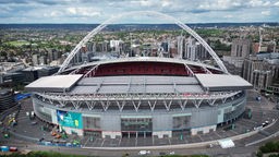 Das legendäre Wembley-Stadion in London.