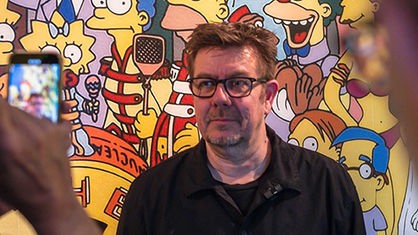Alexander Braun hat zum 35. Geburtstag der Simpsons eine Ausstellung in Dortmund kuratiert. 