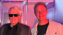 Daniel Schlipf hat Heino beim Parookaville Festival in Weeze getroffen.