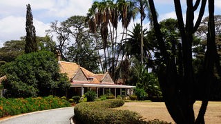 Das Karen Blixen Museum, auch M'Bogani-Haus genannt, im Stadtviertel Karen in Nairobi
